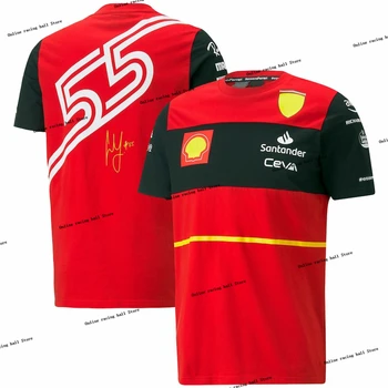 Camisetas Del Equipo Carlos Sainz Para Hombre Camisas Transpirables De Fórmula One F1 Todoterreno De Carrera,gran Oferta 3D 2023
