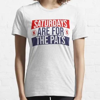 Saturdays are for the Pats Футболка Женская одежда новое издание футболок для женщин