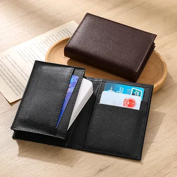 Мужская сумка для визиток, портативный держатель для карт из искусственной кожи, деловые мужские и женские документы, сумка для кредитных карт