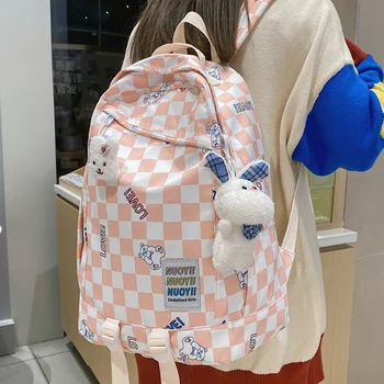 Новый модный женский рюкзак Kawaii, школьный ранец для девочек-подростков, сумка для книг, Милая сумка через плечо, Женские дорожные рюкзаки для женщин