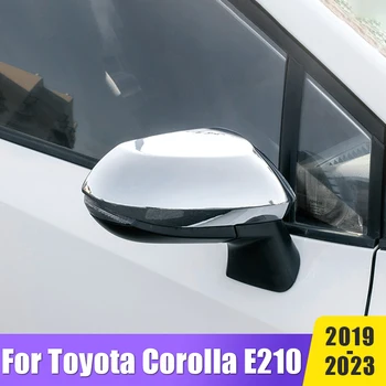 Замена ABS карбоновых накладок на боковые зеркала заднего вида для Toyota Corolla E210 2019 2020 2021 2022 2023 Гибридных автомобильных аксессуаров