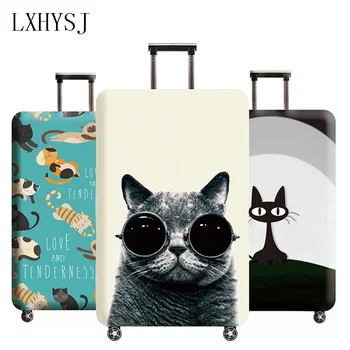 LXHYSJ Чехол для багажа с животным рисунком, эластичные Защитные Чехлы для багажа, Подходящие для 18-32 дюймов, Чехол для чемодана, Дорожные аксессуары